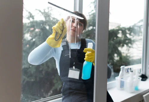 Nettoyage de vitres intérieures et extérieures à Larnaud